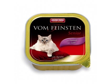 Animonda Vom Feinsten Senior paštika pro starší kočky jehněčí 100g