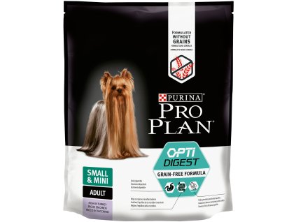 Purina Pro Plan small & mini adult OptiDigest Grain Free krůta 700 g