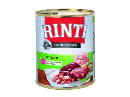 Finnern Rinti konzerva pro psy zvěřina 800g