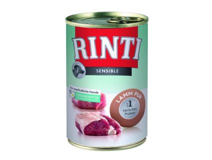 Finnern Rinti Sensible konzerva pro psy jehně 400g