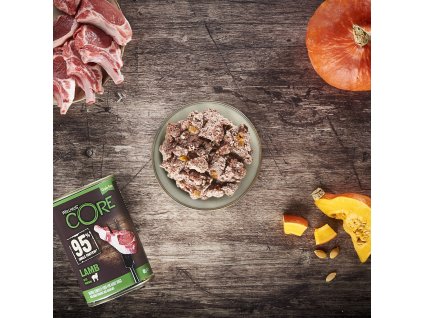 Welness Dog konzerva 95% jehněčí s dýní 400g