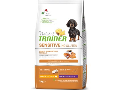 Natural Trainer Sensitive No gluten Maturity Mini losos 2kg