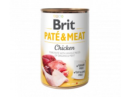 Konzerva Brit Pate & Meat Chicken 400g