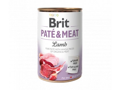 Konzerva Brit Pate & Meat Lamb 400g