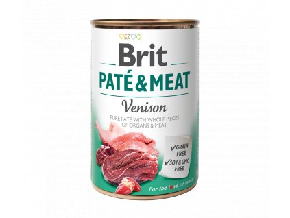 Konzerva Brit Pate & Meat Venison 400g