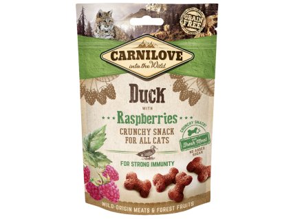 Carnilove Cat Crunchy Snack Duck, Raspberries meat 50 g