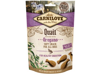 Carnilove Dog Semi Moist Snack Quail with Oregano 200 g
