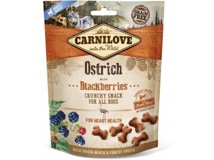 Carnilove Dog Crunchy Snack Ostrich,Blackber. and fresh meat 200g