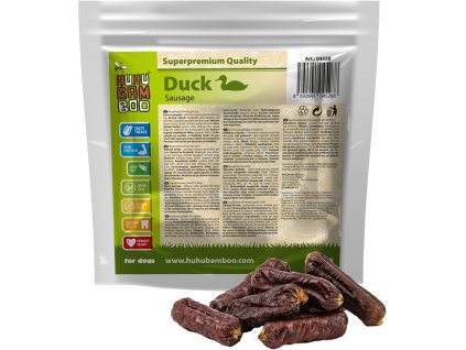 Huhubamboo kachní párečky 200g