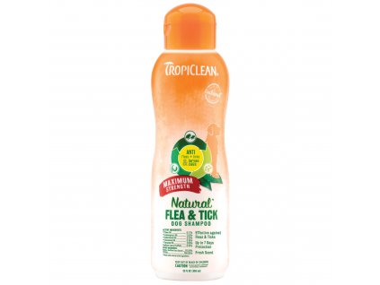 Tropiclean antiparazitní sampon Flea and Tick Maximum Strength 355ml