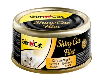 Konzerva ShinyCat filet kuře s mangem 70g