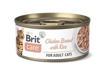 Konzerva Brit Care Cat Chicken Breast with Rice 70g