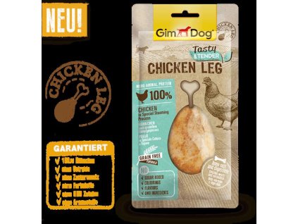 Gimdog TASTY & TENDER CHICKEN LEG 70G (expirace: 15.5.2021)