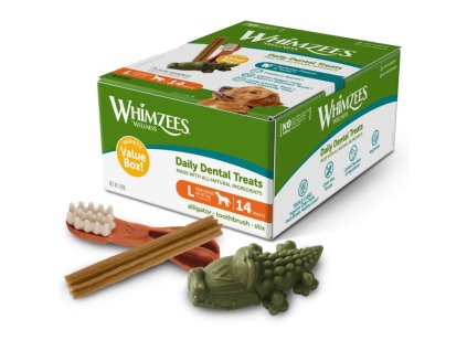 WHIMZEES dentální pamlsky Mix box L 14ks