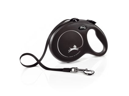 Flexi New Classic L páska 8m/50 kg černé