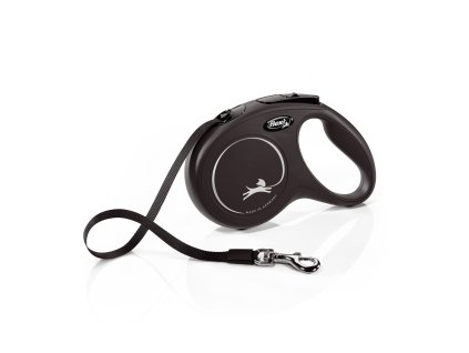 Flexi New Classic M páska 5m/25 kg černé