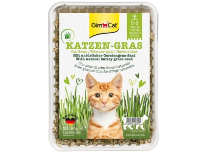 GimCat Katzen-Gras kočičí tráva s luční vůní 150g