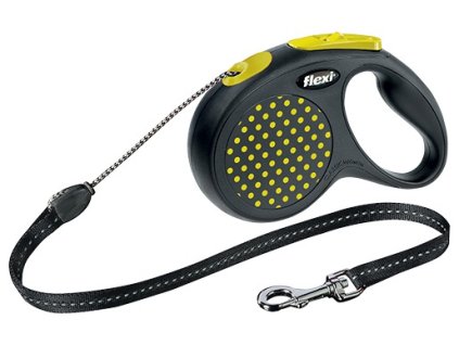 Flexi Design M 5 m šnůra žluta