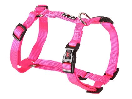 Postroj Gimborn Nylon H 2,5x67-90cm růžový