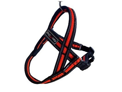 Postroj Gimborn Mesh Y 3,2x75 80-100cm oranžový