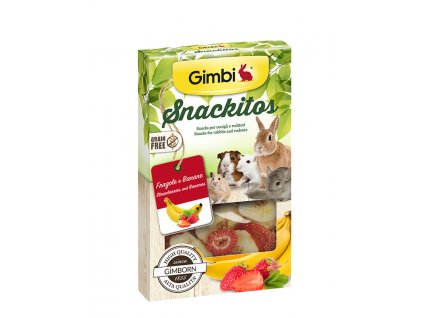 Gimborn Snackitos jahoda+banán 60g