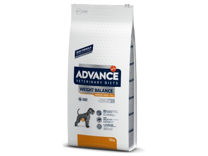38541 advance veterinary diets dog weight balance medium maxi 12kg