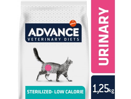 ADVANCE-VETERINARY DIETS Cat Avet Cat Sterilized Urinary Low Calorie 1,25kg