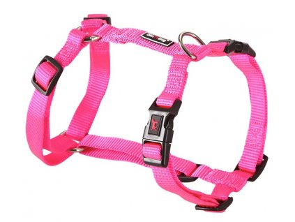 Postroj Gimborn Nylon H 1,0x33-44cm růžový