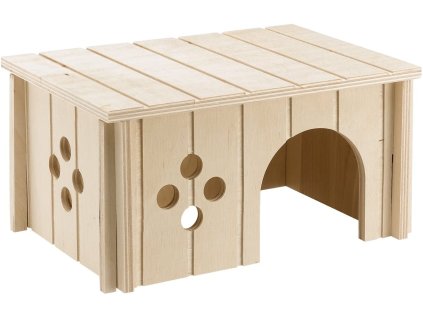 Ferplast domek SIN 4645 dřevěný pro hlodavce