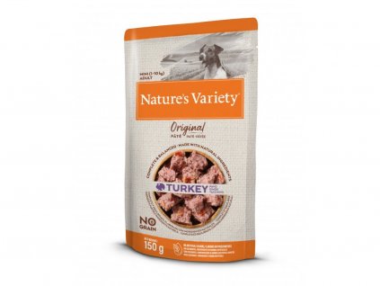 Kapsička Nature's Variety original pro malé psy s krůtou 150g