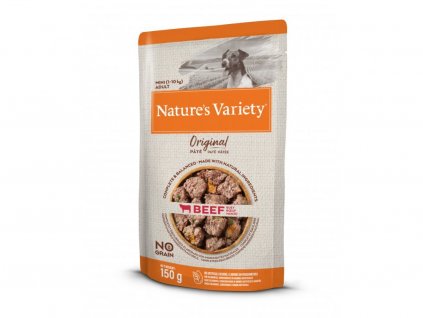 Kapssička Nature's Variety original pro malé psy s hovězím 150g