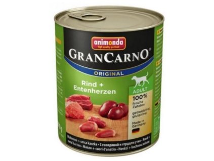 Animonda GranCarno Adult hovězí+kachní srdce 800g