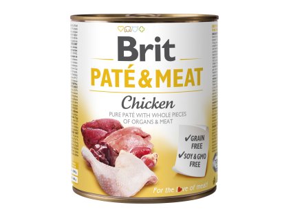 konzerva Brit Pate & Meat Chicken 800 g