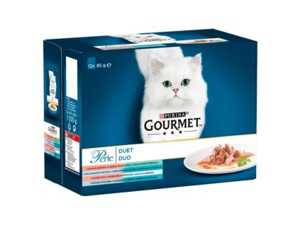 GOURMET PERLE minifiletky rybi DUO (12x85g)