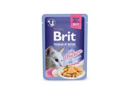 Brit Premium Cat Delicate Fillets in Jelly with Chicken 85 g
