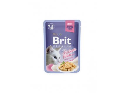 Brit Premium Cat Delicate Fillets in Jelly with Chicken 85 g
