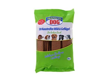 Perfecto Dog plátky zvířecí+drůbeží 20ks