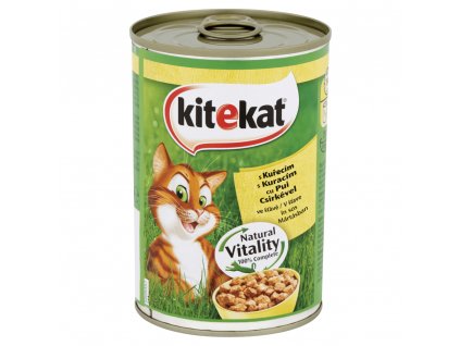 Kitekat konzerva s kuřecím 24x400g