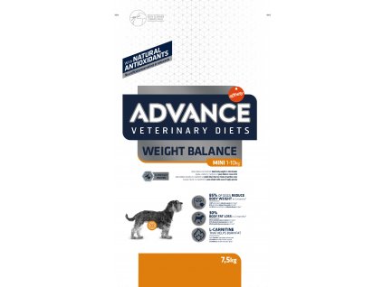 ADVANCE-Veterinary diet AVET DOG WEIGHT BALANCE MINI 7,5KG