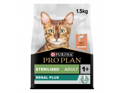 Pro Plan Cat Renal Plus Sterilised losos 1,5kg