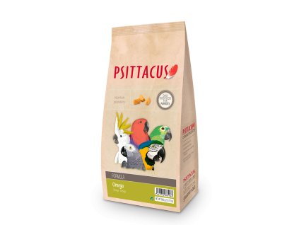 Granule pro papoušky Psittacus Omega 800 g