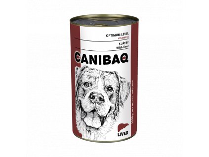 CANIBAQ Classic konzerva pes játra 6 x 1250g