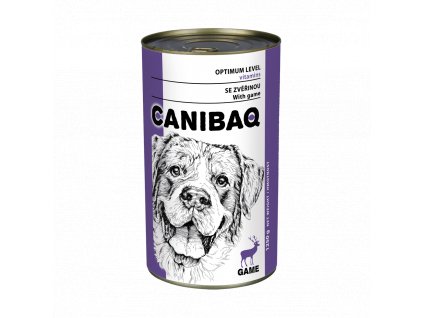 CANIBAQ Classic konzerva pes zvěřina 6 x 1250g