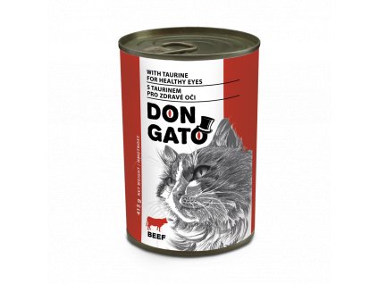 DON GATO konzerva kočka - hovězí 10 x 415g