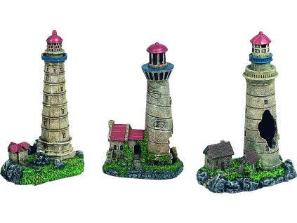 FLAMINGO akvarijní dekorace  LIGHTHOUSE WITH HOUSE