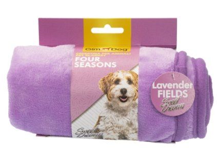 Deka GIMDOG  BLANKET 60x40 LAVENDER FIELDS fialová