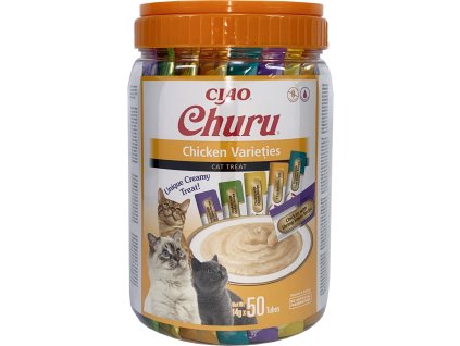 Churu cat masové pyré mix - kuře 700g