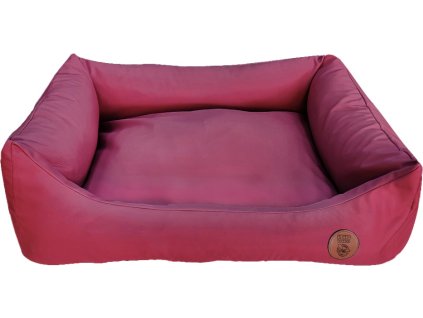 HUHUBAMBOO Pelíšek pro pejska CLASSIC, bordo velikost XL