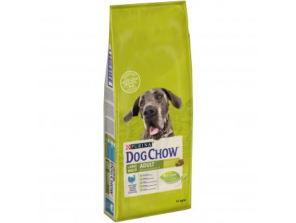 Dog Chow Adult krůtí pro velká plemena 14kg