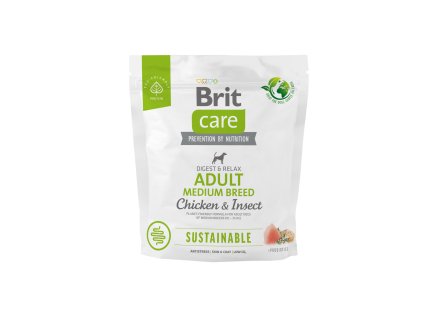 Brit Care Dog Sustainable Adult Medium Breed, 1kg